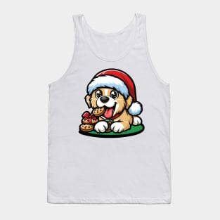 Puppy Christmas Cookies Tank Top